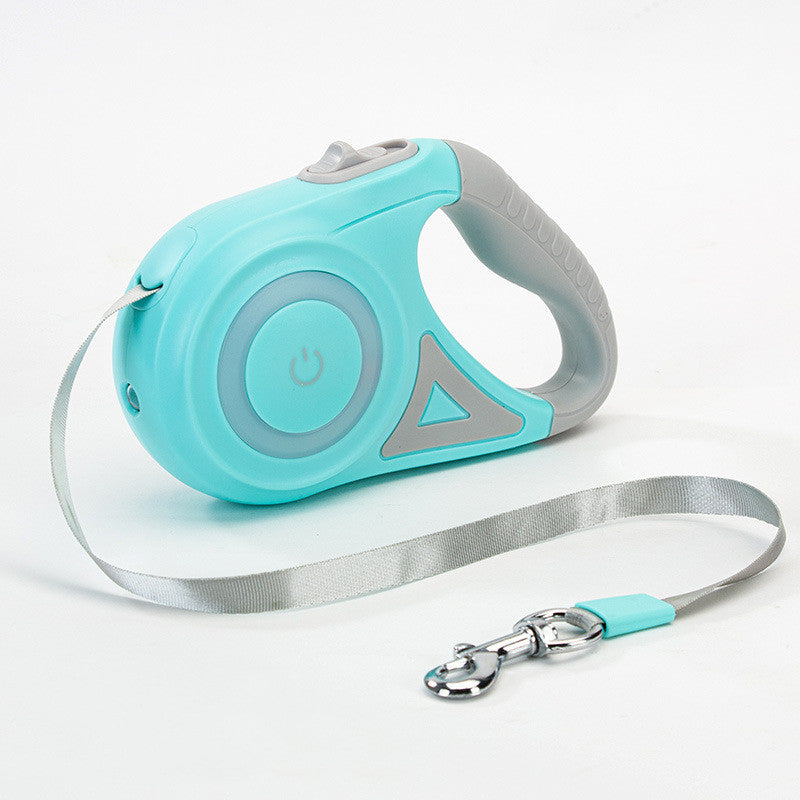 Retractable Dog Leash with LED Collar