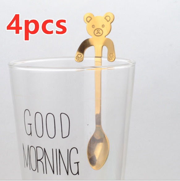 Cute Cartoon Coffee Spoon (Stainless Steel)