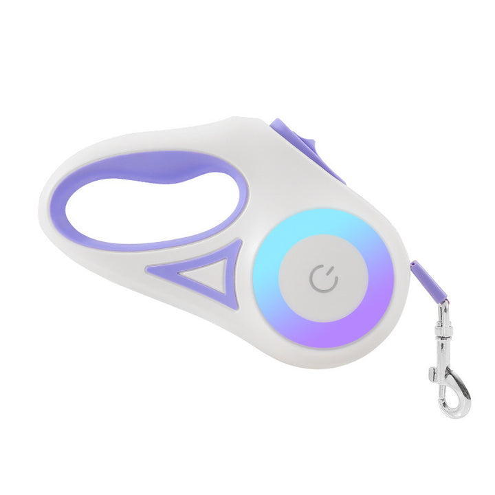 Retractable Dog Leash with LED Collar