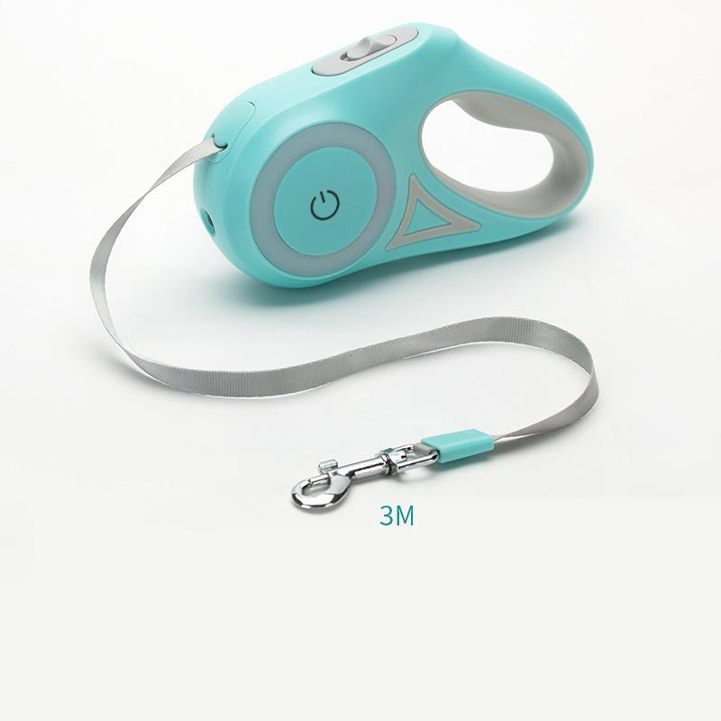 Retractable Dog Leash with LED Collar