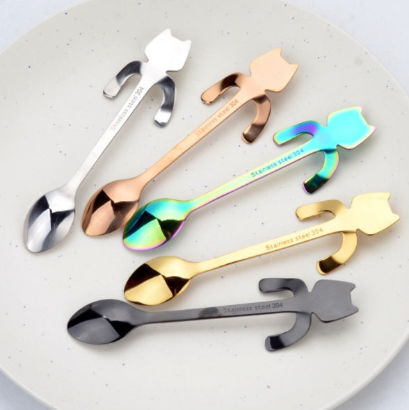 Cute Cartoon Coffee Spoon (Stainless Steel)