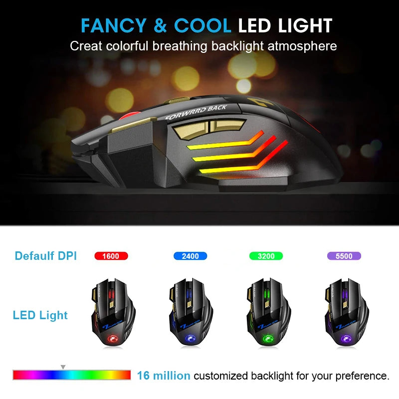 Rechargeable RGB Gaming Mouse