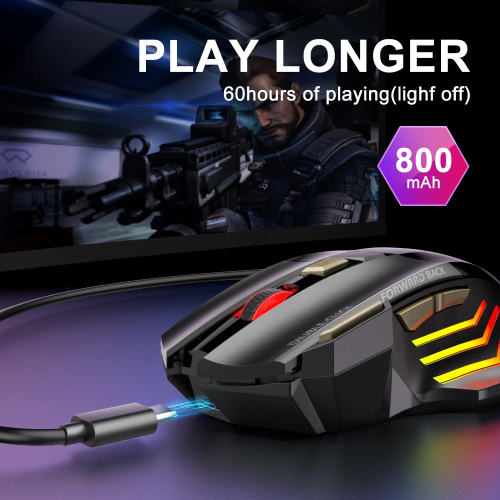 Rechargeable RGB Gaming Mouse