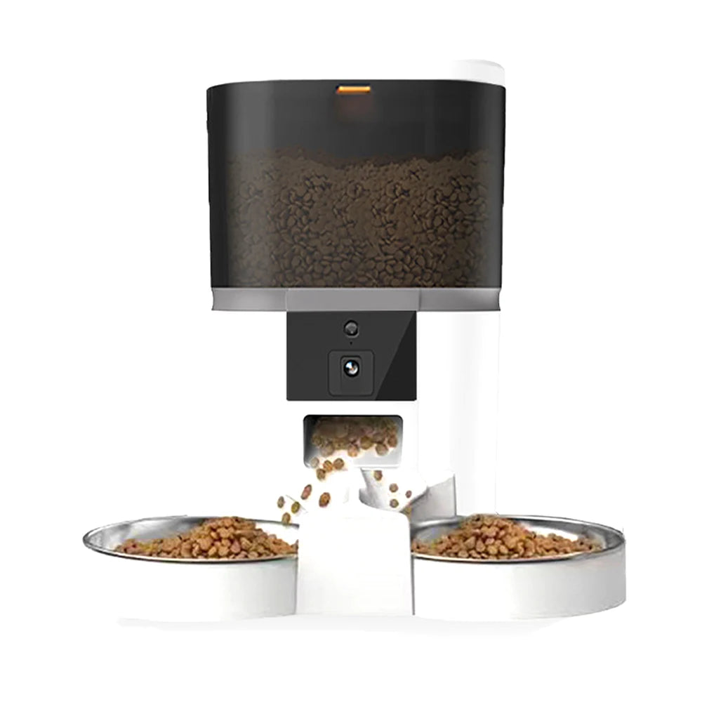 Automatic Pet Feeder (4L, Dual Bowl)