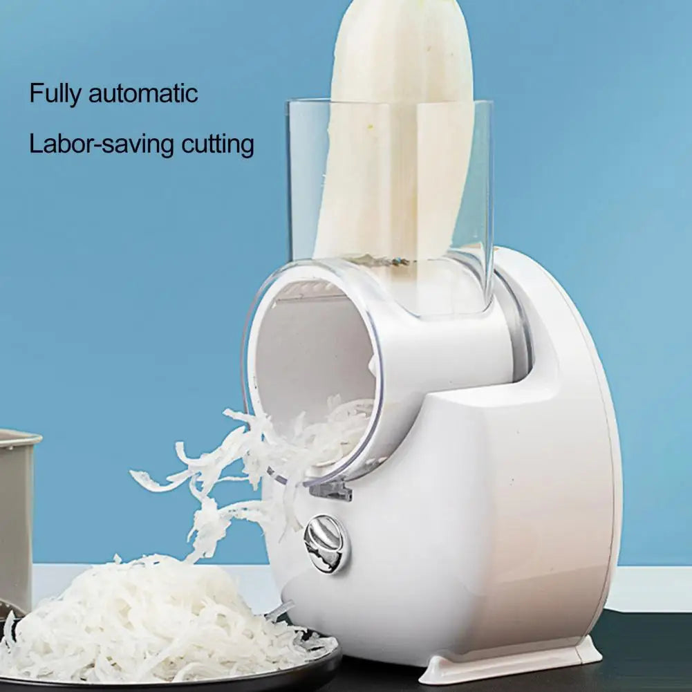 Durable Electric Veggie Chopper, Grater, and Food Slicer