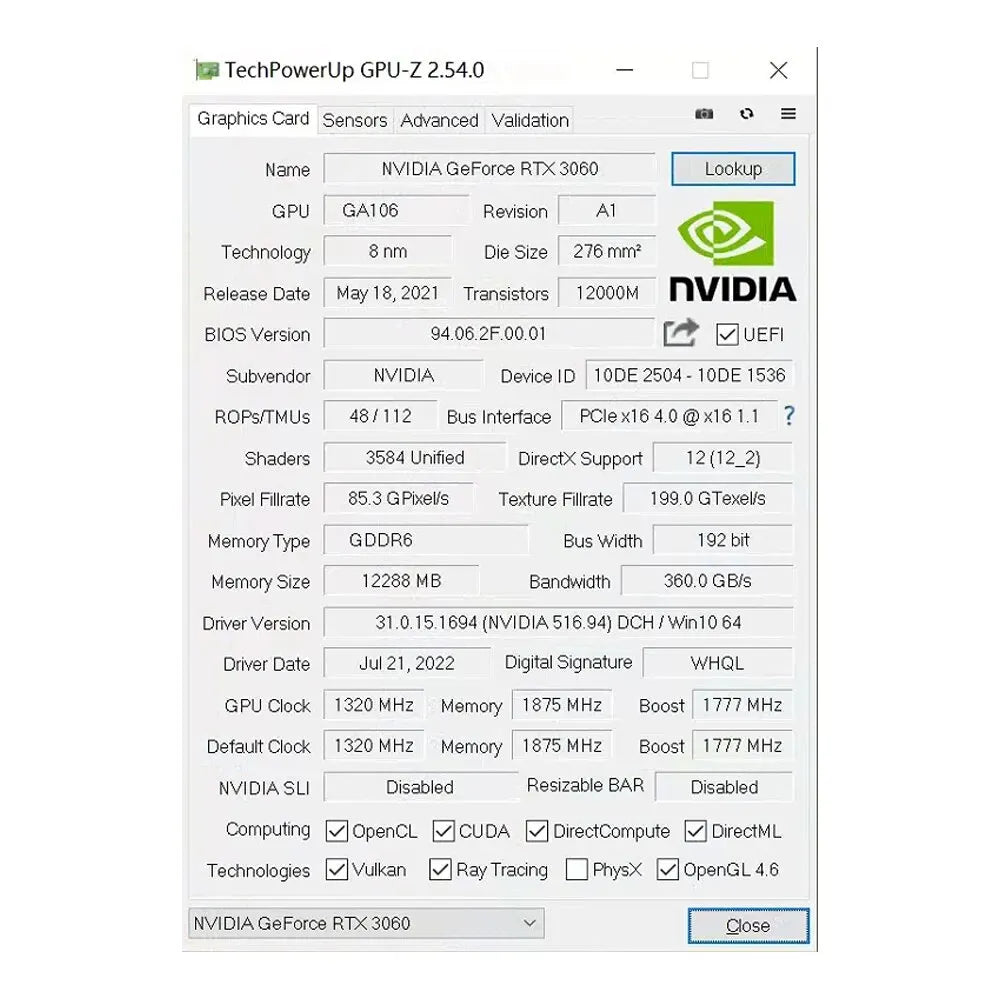 GeForce RTX 3060