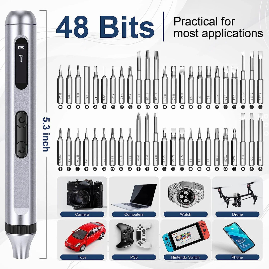 Precision Screwdriver 17/50 In 1 Electric Tool Set